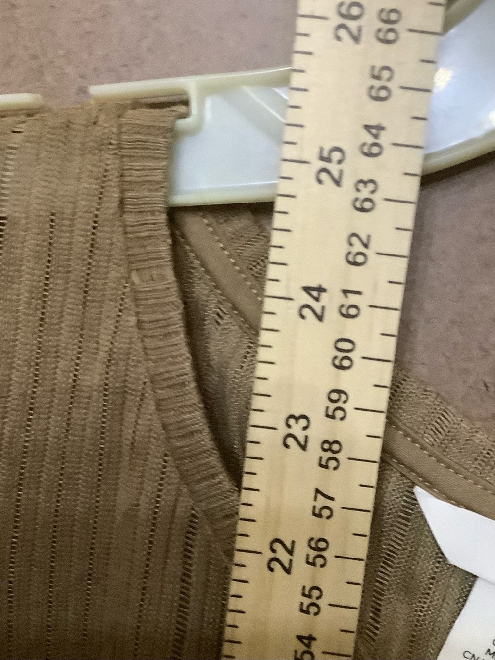 H&M Ribbed Tank Top in Tan - Picture 7 of 9